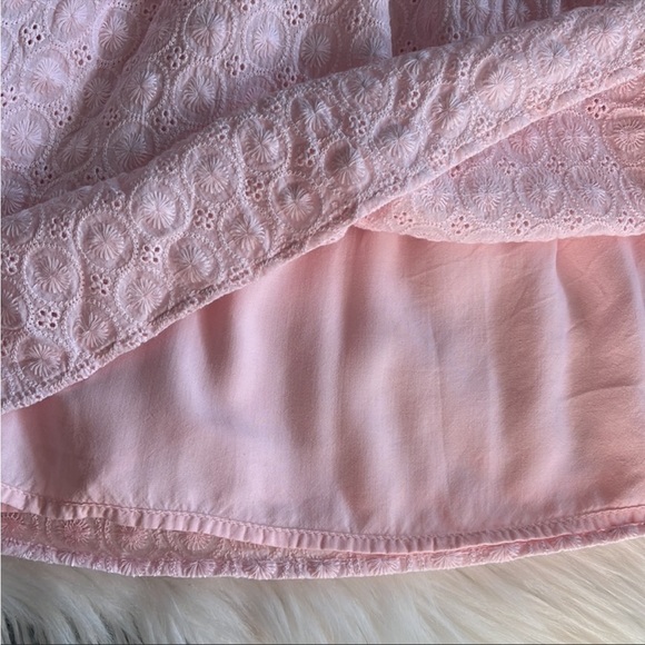 majorelle • eyelet smocked off shoulder mini dress - Picture 10 of 10